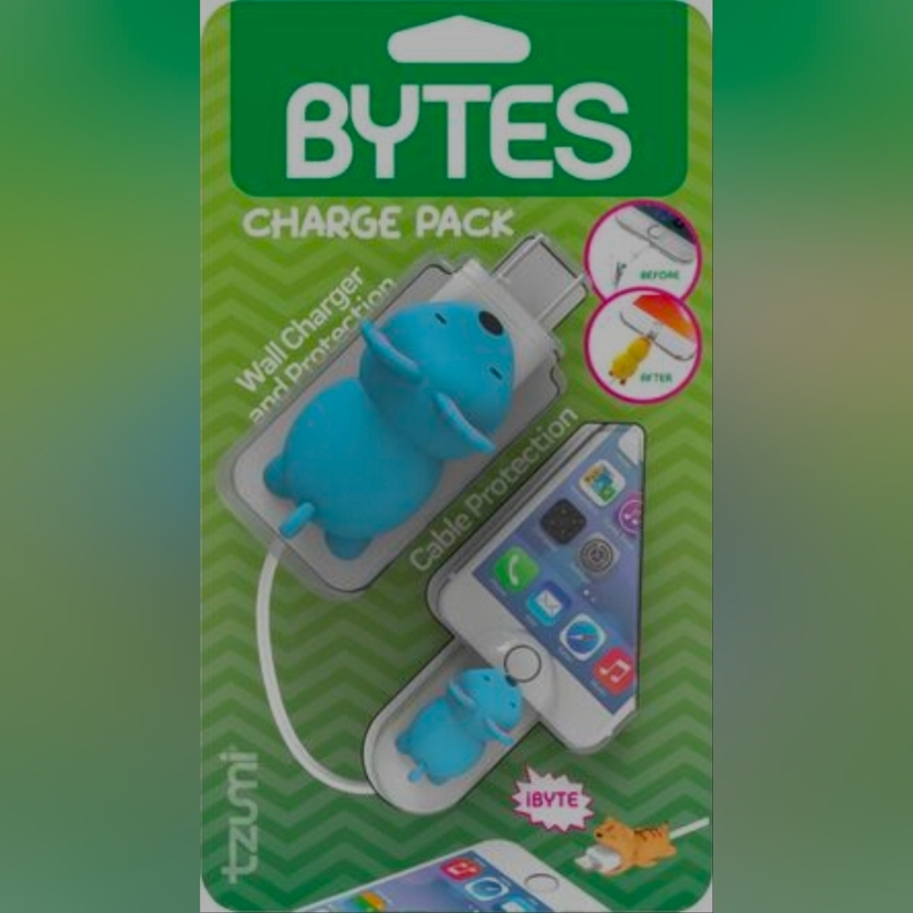 cordbites charger & cable protector Elephant NWT